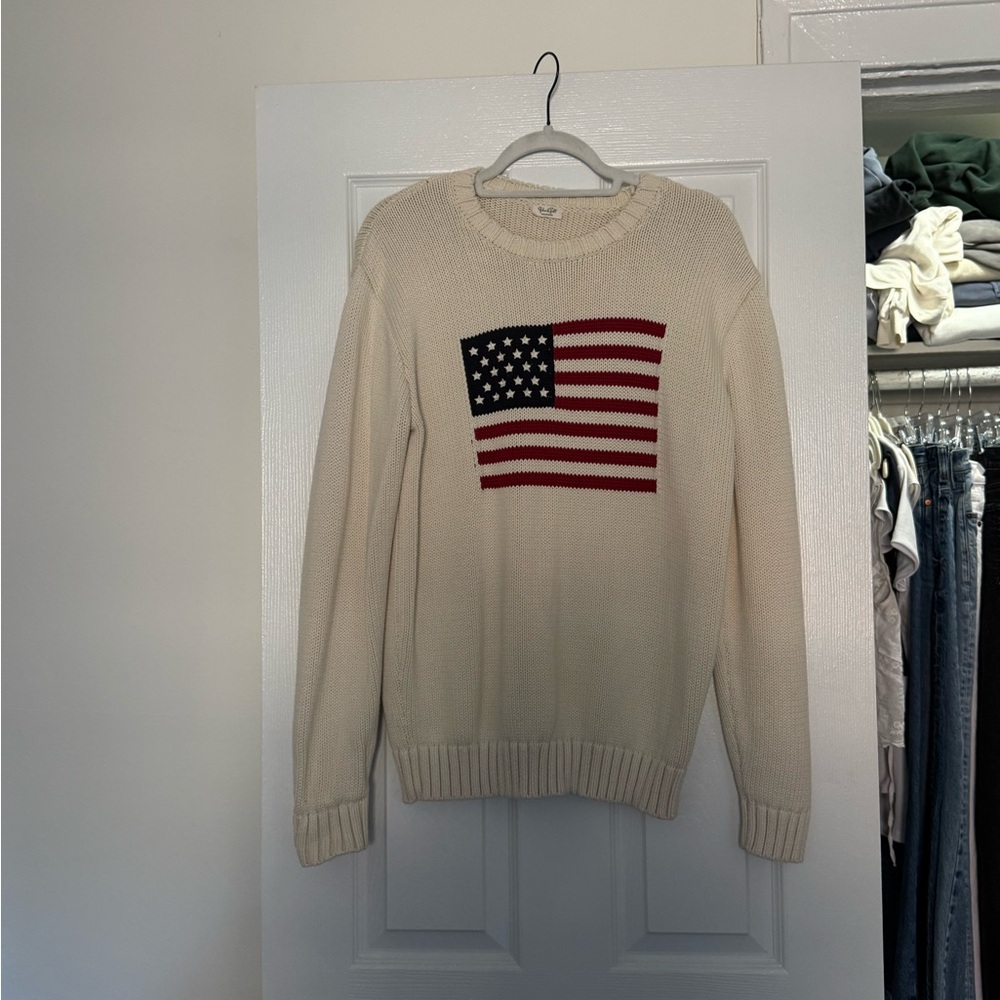 Brandy Melville American Flag Sweater